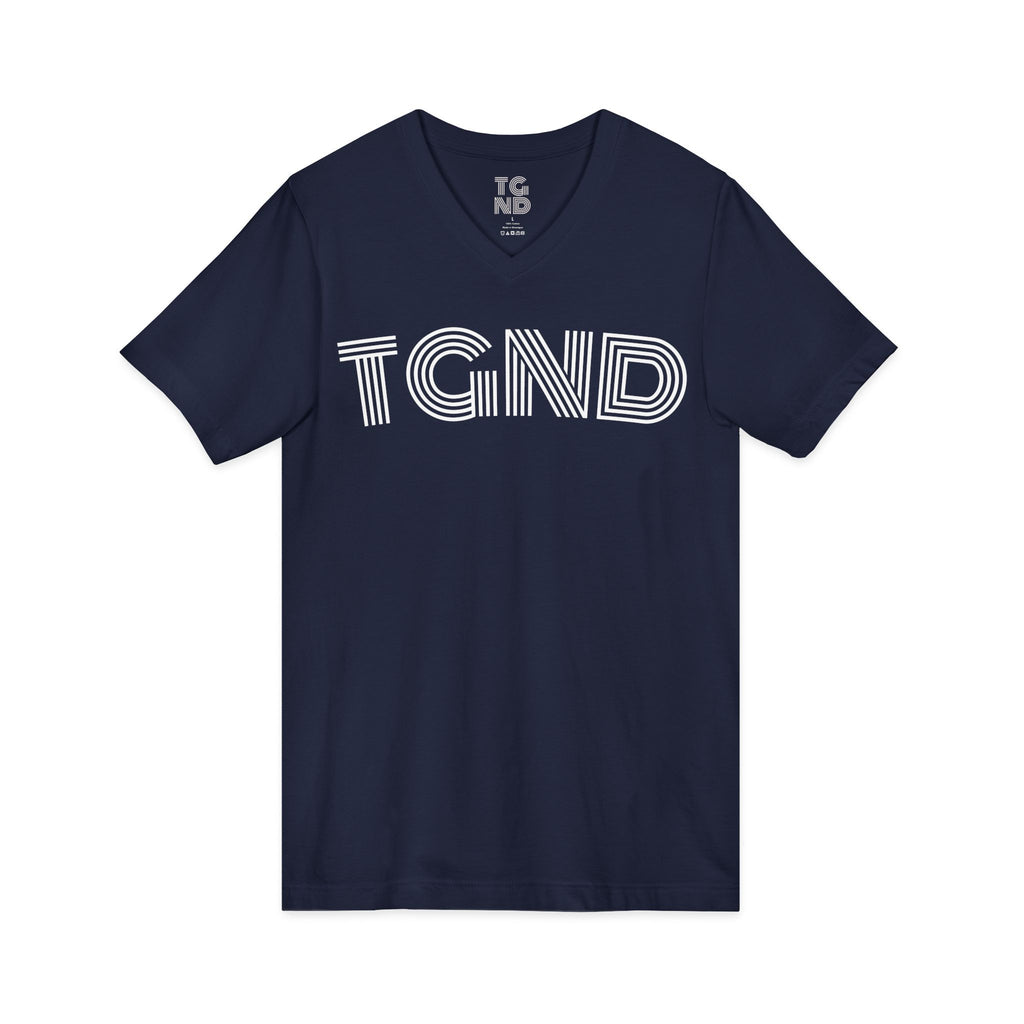Unisex Jersey Short Sleeve V-Neck Tee