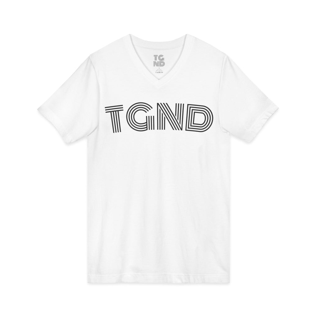 Unisex Jersey Short Sleeve V-Neck Tee