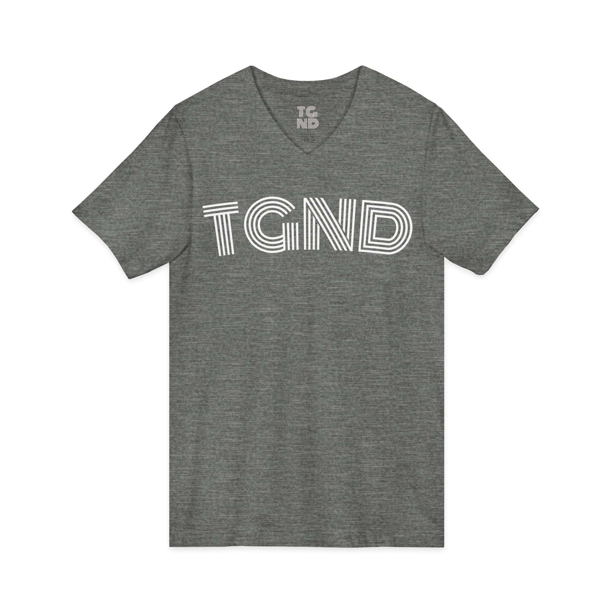Unisex Jersey Short Sleeve V-Neck Tee