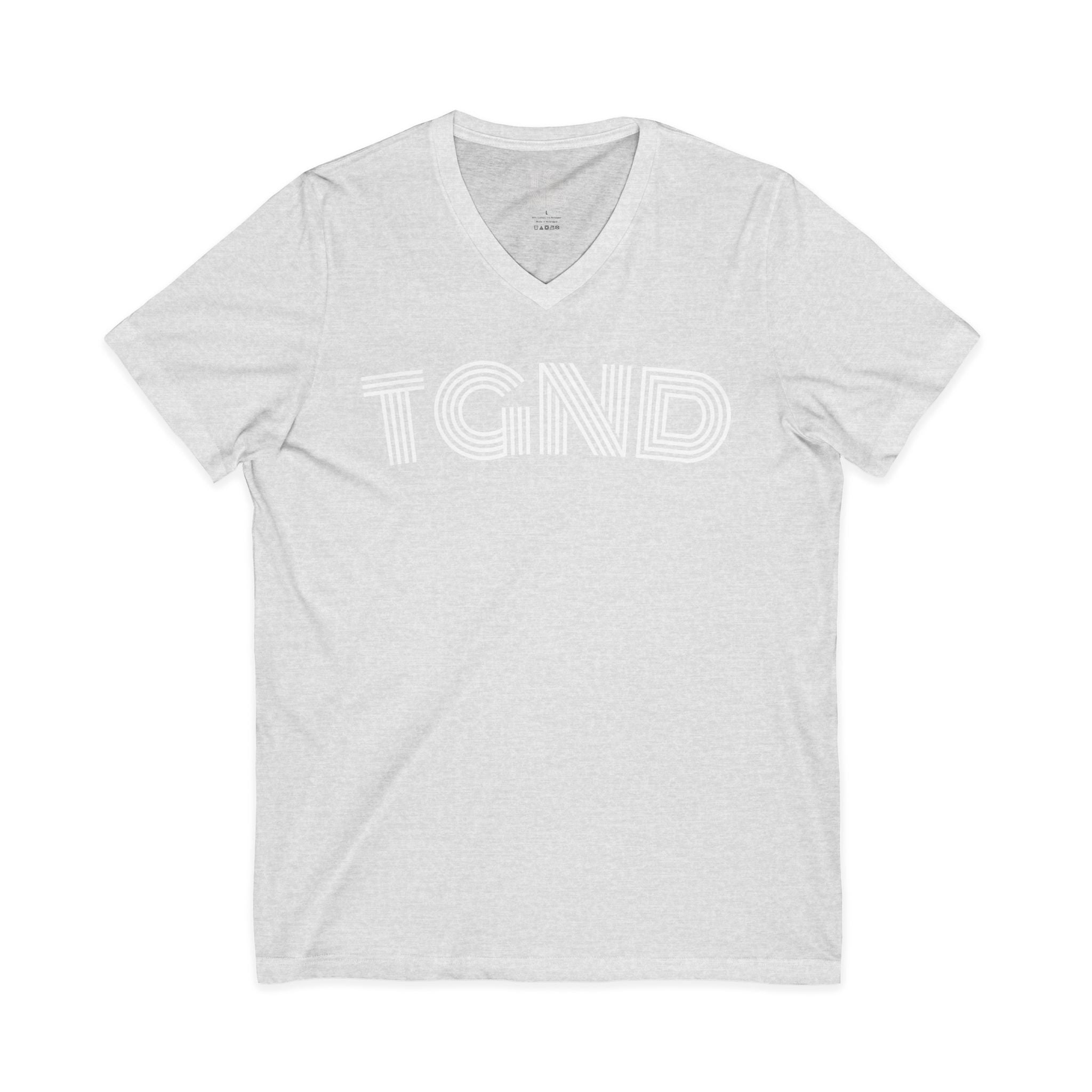 Unisex Jersey Short Sleeve V-Neck Tee