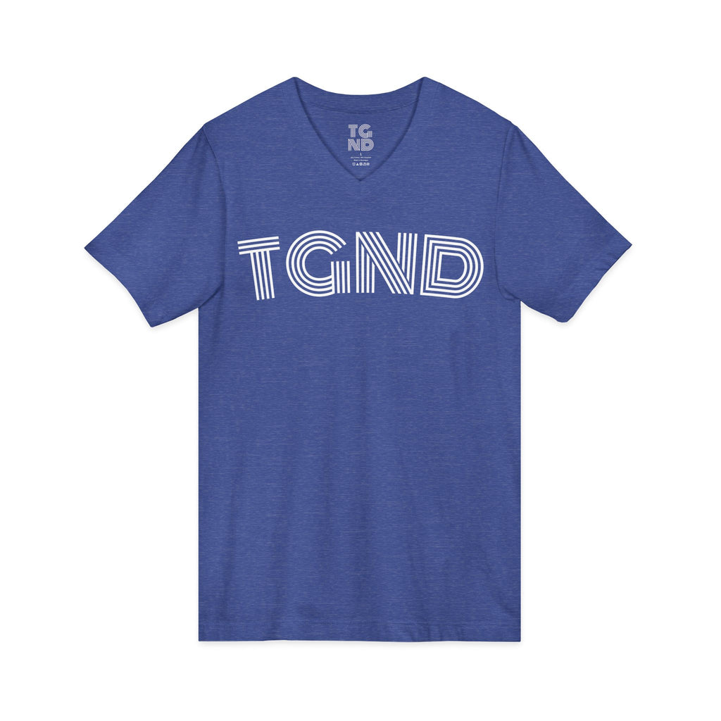 Unisex Jersey Short Sleeve V-Neck Tee