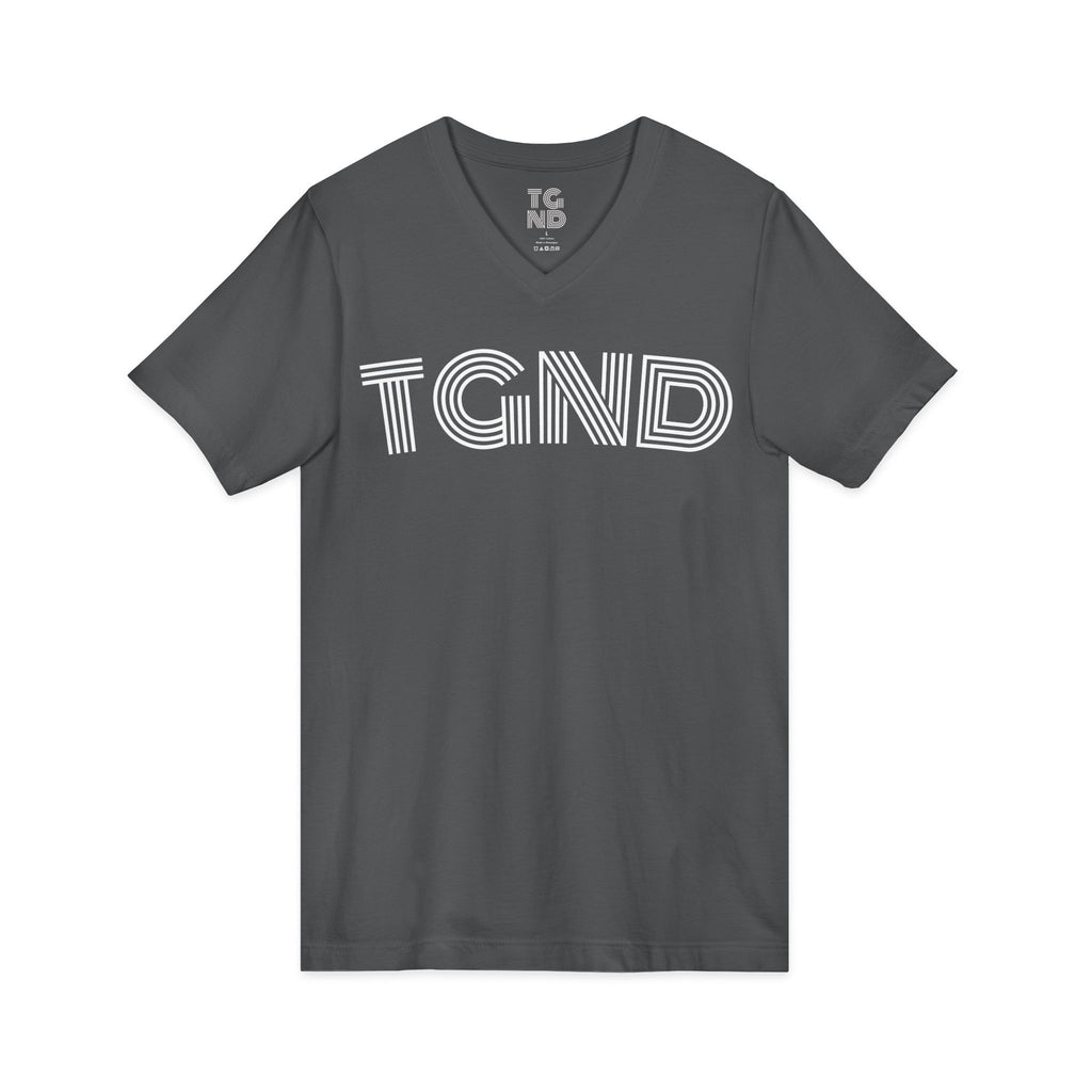 Unisex Jersey Short Sleeve V-Neck Tee