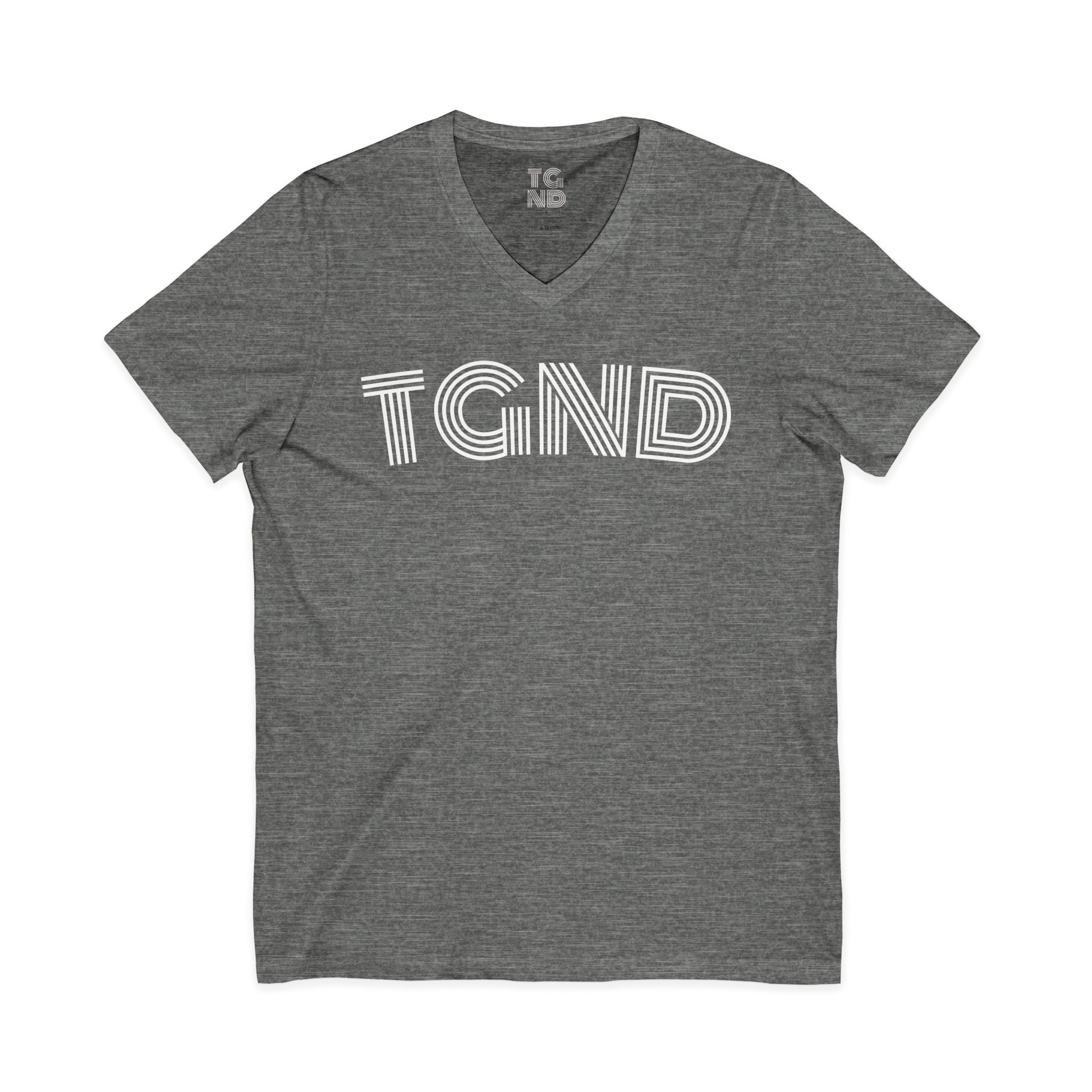 Unisex Jersey Short Sleeve V-Neck Tee