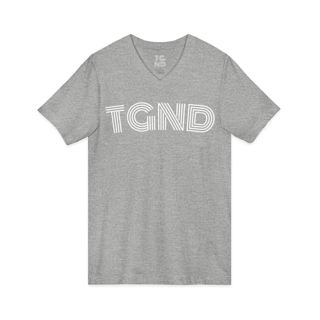 Unisex Jersey Short Sleeve V-Neck Tee