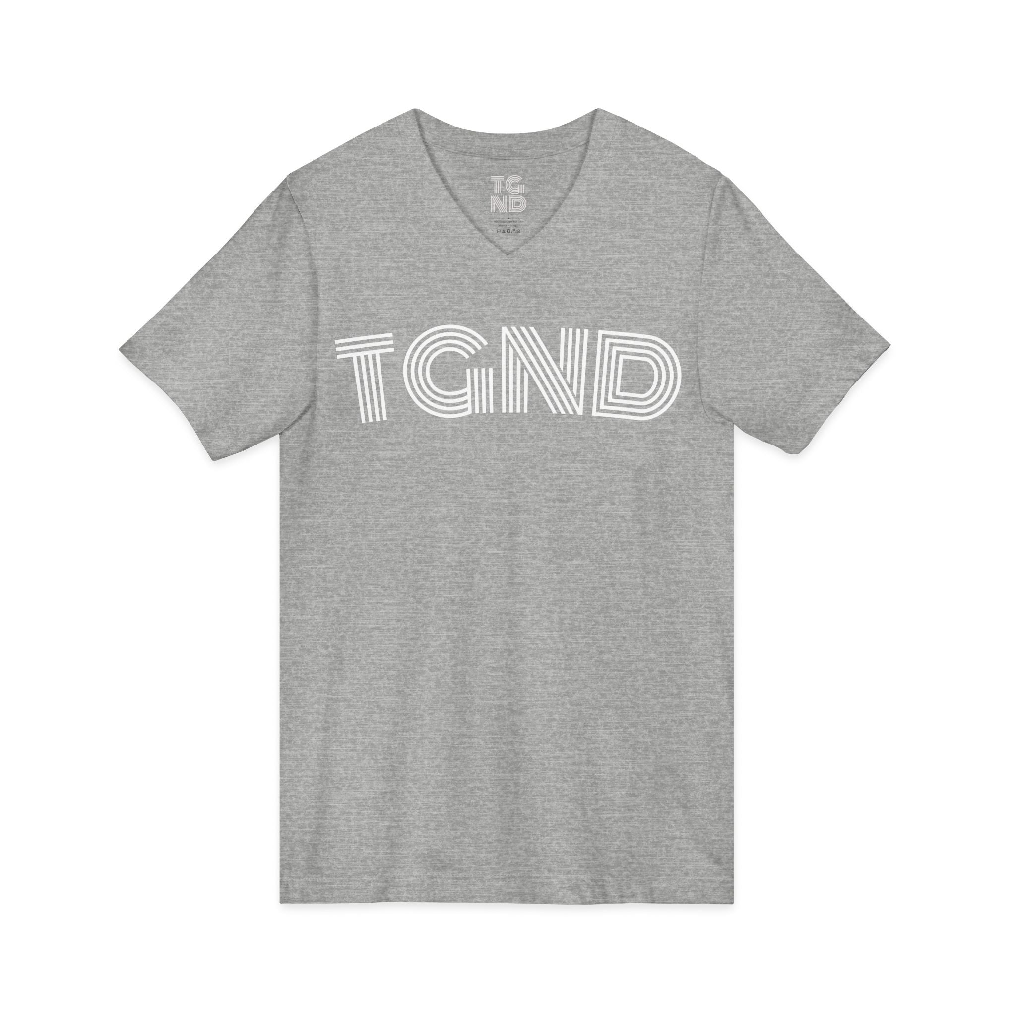 Unisex Jersey Short Sleeve V-Neck Tee