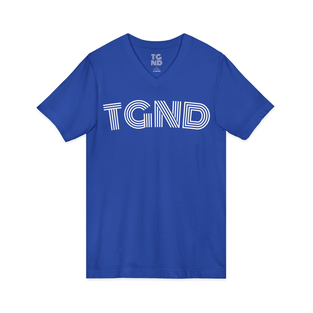 Unisex Jersey Short Sleeve V-Neck Tee